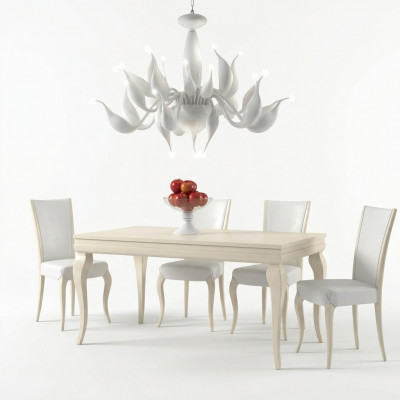 Eetkamer Eettafel Stoel Eettafel Ontwerp Groep Tafels Hout Modern Set 5-delig.