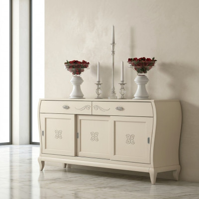 Ladenkast kast luxe ladenkast kast rek console meubels houten kast Italië nieuw