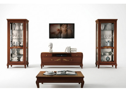 rtv Set 3-delig. Woonkamer vitrine TV Moderne houten meubelen kast Stijl Nieuwe groep
