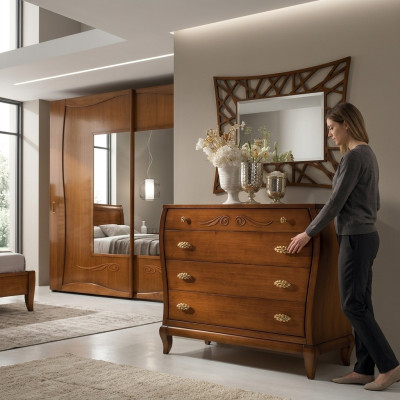 Ontwerp dressoir kast luxe houten dressoir kast plank console meubels dressoir