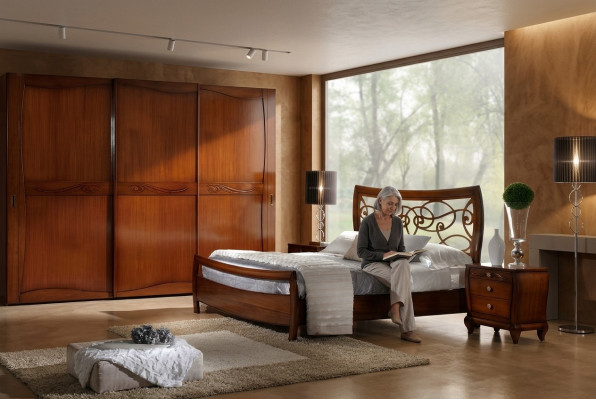 Bed Dubbel Hotel Bedden Slaapkamer Houten Bedframe Bedframes Modern Nieuw