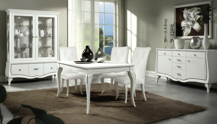 Tafel Hout Tafels Modern Ontwerp Eetkamer Eten Luxe Italië Uitschuifbare eettafel