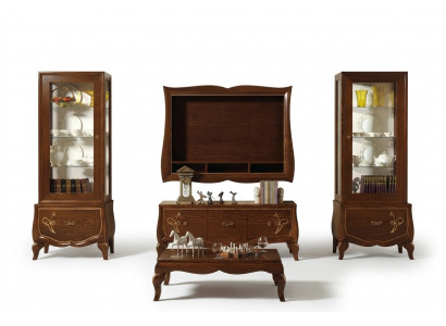 rtv Set Woonkamer Vitrine tv Modern Hout Meubel Kast Stijl Groep Italiaans