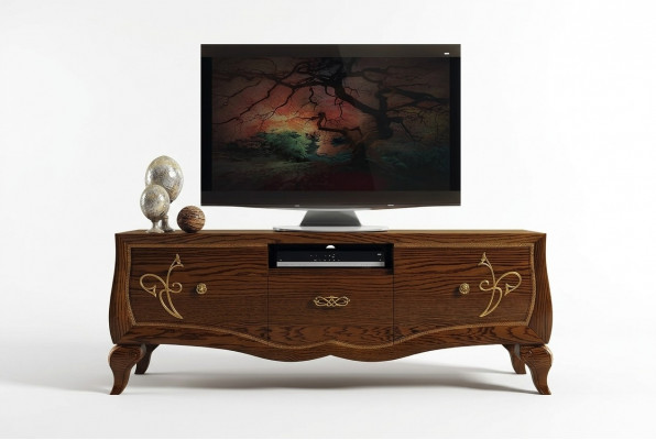 Lowboard kast rtv woonkamer tv houten meubels kast klassiek dressoir nieuw