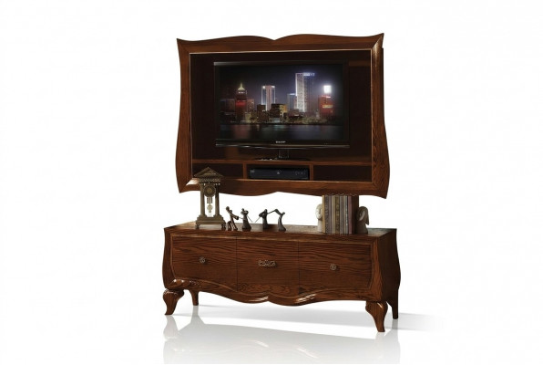 Lowboard tv-kast Sideboard tv-kast hout Klassiek dressoir ontwerp Nieuw.