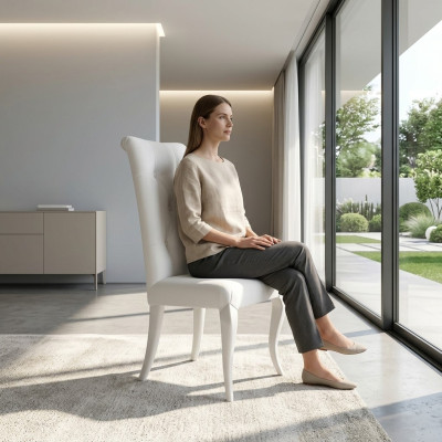 Eetkamerstoel Stoel Eetkamer Modern Stoelen Hout Design Eetkamerstoelen Wit Zitting Fauteuil