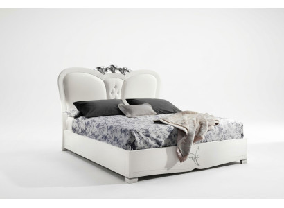 Luxe bed Moderne bedden Bedframe dubbel houten bedframes Slaapkamer Wit