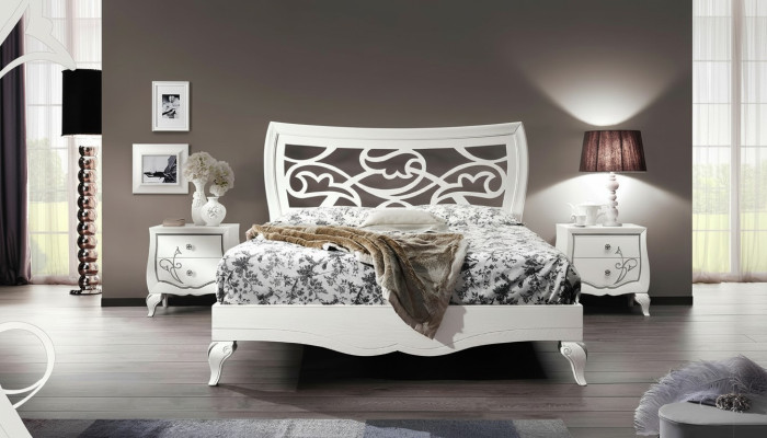 Slaapkamer Bed Nachtkastje Set Groep Bedden Tweepersoons Bedframe 3-delig Nieuw