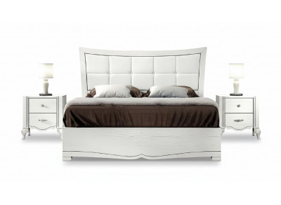 Slaapkamer Bed Nachtkastje Bedden Houten Garnituur Modern Nachtkastjes Set 3-delig.
