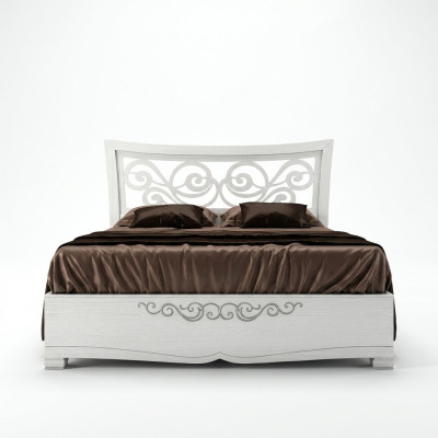 Tweepersoonsbed Bed Luxe Bedden Houten Bedframes Bedframe Wit Design Modern Nieuw