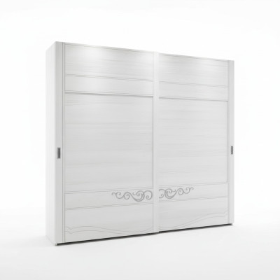 Kast Kledingkast Plank Opbergruimte Kapstok Modern Spiegel Hout Ontwerp