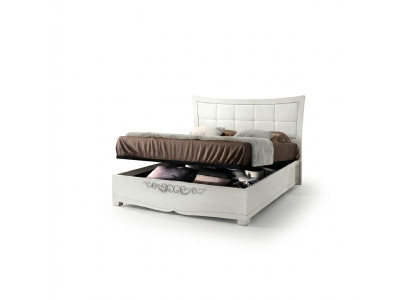 Garnituur Set 3-delig Slaapkamer Bed Nachtkastje Dubbel Hout Modern Groep Bedden