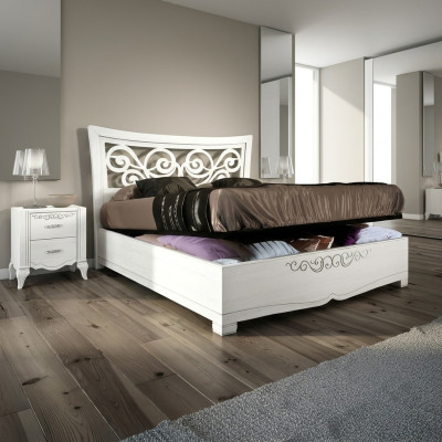 Bed frames dubbel bed bed luxe bedden hout bedframe wit design modern nieuw
