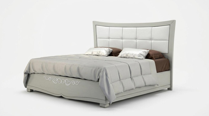 Bed Bekleding Ontwerp Luxe Tweepersoonsbedden Slaapkamer Hout Modern Bedframe Nieuw