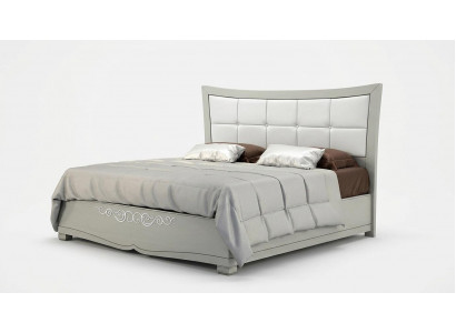 Bed Bekleding Ontwerp Luxe Tweepersoonsbedden Slaapkamer Hout Modern Bedframe Nieuw