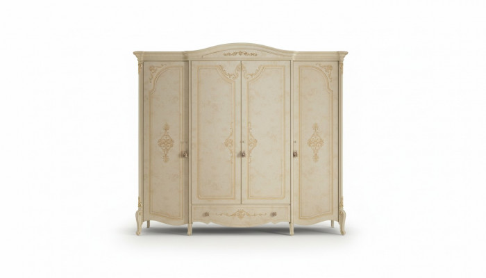 Kledingkast Kast Barok stijl Houten meubels Klassieke slaapkamer kasten