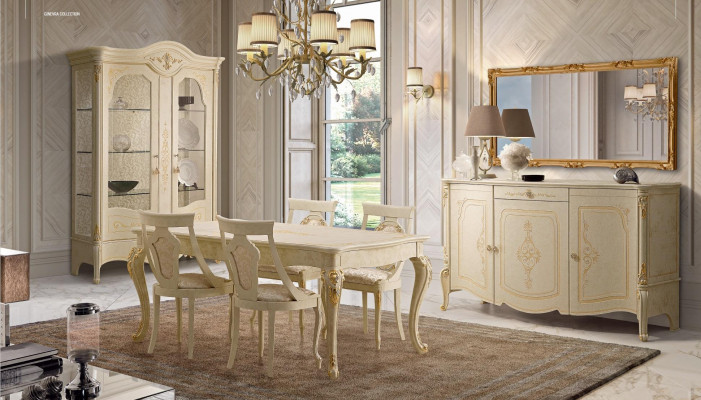 Vitrine Italiaanse luxe meubels Vitrinekast Glazen ontwerpkast