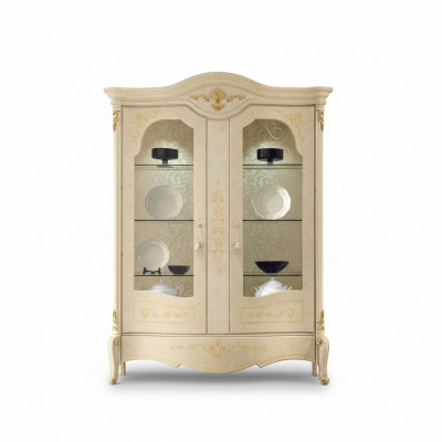 Vitrine Italiaanse luxe meubels Vitrinekast Glazen ontwerpkast
