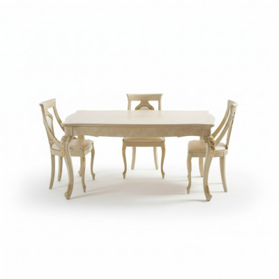 Eettafel Uitschuifbaar Klassiek Design Tafel Italiaanse Meubels Tafels Hout Eet