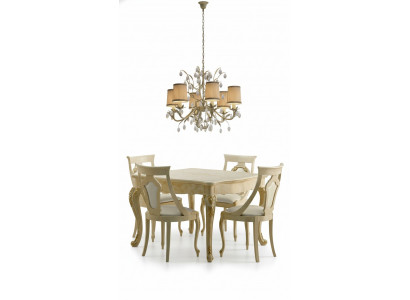 Tafels Eettafel Uitschuifbaar Klassiek Design Tafel Italiaanse Meubels Hout Eet