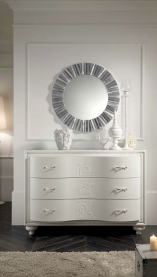 Stel ladekast spiegel luxe console commodes slaapkamer kruk compleet hout