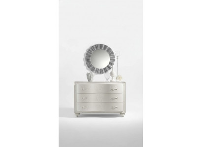 Stel ladekast spiegel luxe console commodes slaapkamer kruk compleet hout