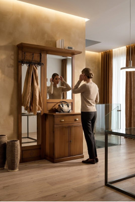 Garderobe Rek Kast Kledingkast Meubels Kasten Kapstok Hout