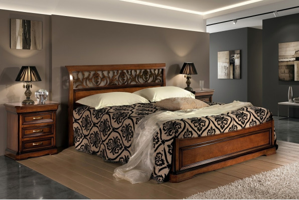 Bedden Meubelen Tweepersoonsbed Natuurlijk Hout Slaapkamermeubelen Design Bedden Meubelen Italië