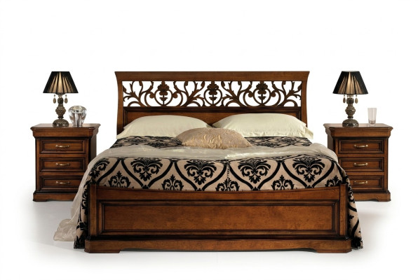 Bedden Meubelen Tweepersoonsbed Natuurlijk Hout Slaapkamermeubelen Design Bedden Meubelen Italië