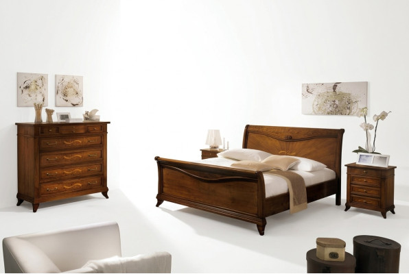Klassiek bed Luxe Chesterfield leren slaapkamerhotel in antieke stijlbedden