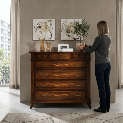 Kommode Kast Dressoir Italiaanse meubels Echt hout Kommoden Sideboards Nieuw