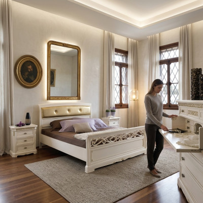 Bed Slaapkamer Meubels Inrichting Compleet Set Dubbele Sets Bedden 3 delig.