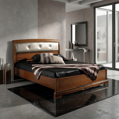 Bed tweepersoonsbed Vaccari cav giovanni Massief hout Slaapkamer Design Meubels Nieuw