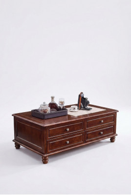 Klassieke salontafel tafel woonkamer hout salontafels met laden