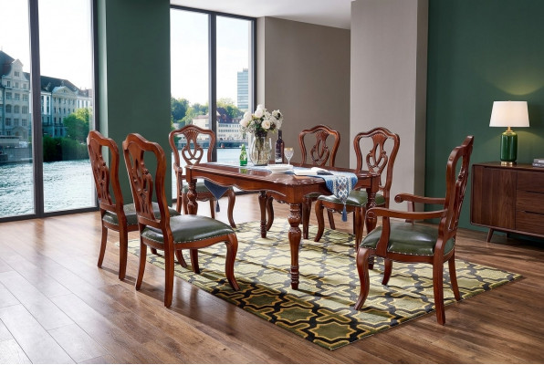 Tafel Eettafel Design meubels Eetkamer Houten tafel Luxe Landelijke stijl