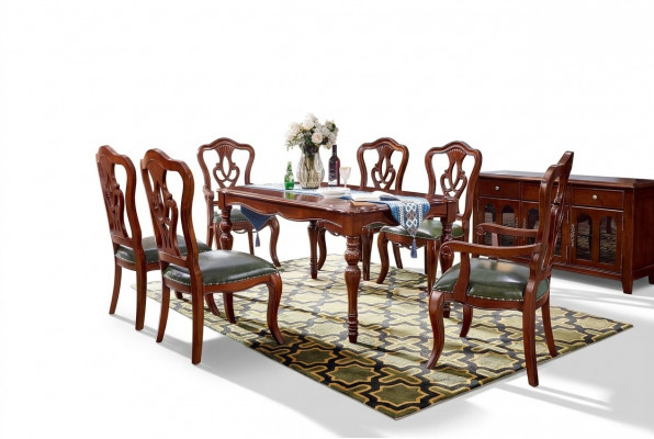 Tafel Eettafel Design meubels Eetkamer Houten tafel Luxe Landelijke stijl