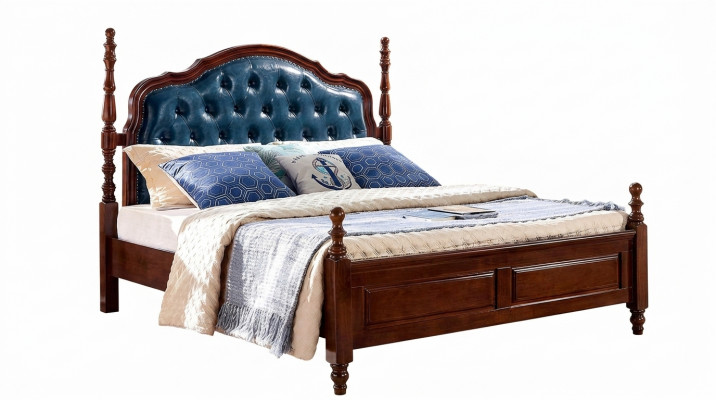 Tweepersoonsbed frame Luxe slaapkamer bed Tweepersoonsbed Houten bedden Nieuw