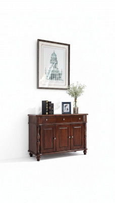 Kast Bruin Dressoir Sideboard Massief Hout Kast Meubel Ontwerp