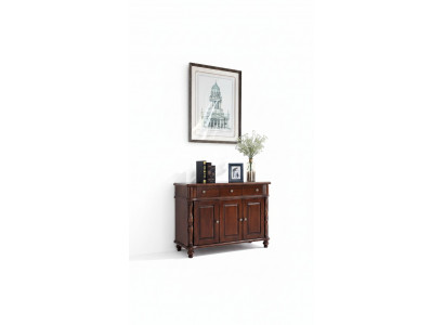 Kast Bruin Dressoir Sideboard Massief Hout Kast Meubel Ontwerp