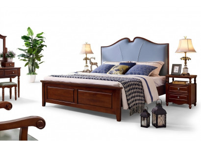 Slaapkamer Bed Nachtkastje Bedden Dubbel Houten Bedframe Set 3-delig.