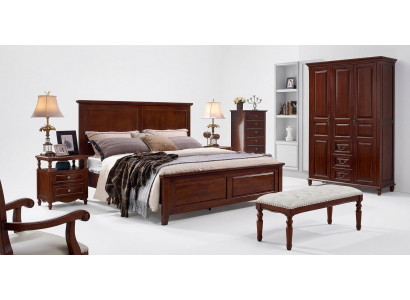 Bed kamer set design bedden 2x nachtkastjes 3-delig bedframe