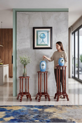Plantenbakstandaard Houten plantenbakstandaard Meubelaccessoires