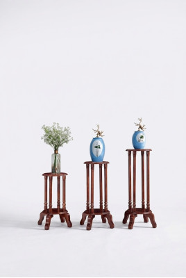 Bloemenstandaard plank houten standaard meubelaccessoires bloempotstandaard