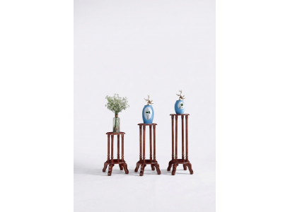 Bloemenstandaard plank houten standaard meubelaccessoires bloempotstandaard
