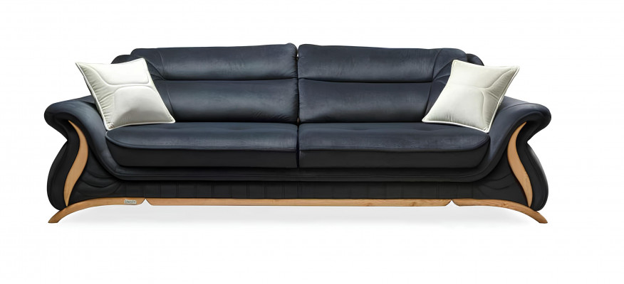 Ontwerp Bankstel 3+1 Zits Fauteuil Bank Bekleding Luxe Klassieke Kunstleren Bankstellen