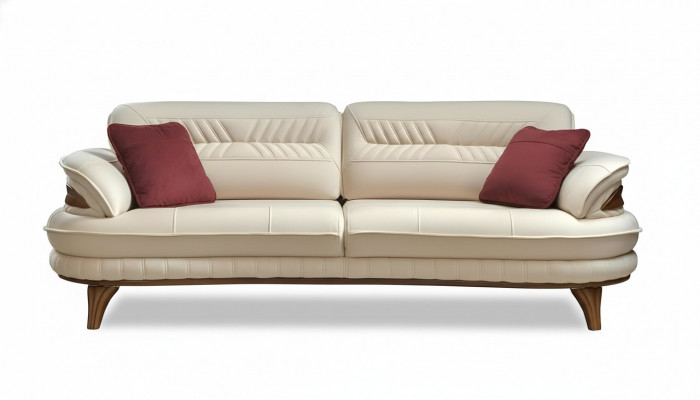 Sofa 3 zits banken Sofa's Art Deco Driezitter Nieuw Textiel Luxe Bank Bekleding