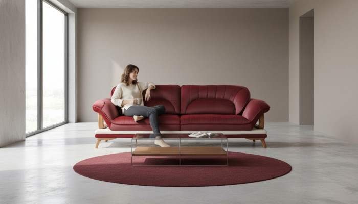 Bank 3-zits designbanken bekleding zit klassiek ontwerp driezits meubels stof.