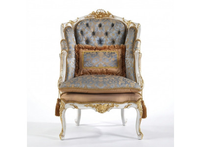 Zetel Bibliotheek Leesstoel Oorfauteuil Bank Bekleding Italiaanse meubels Luxe