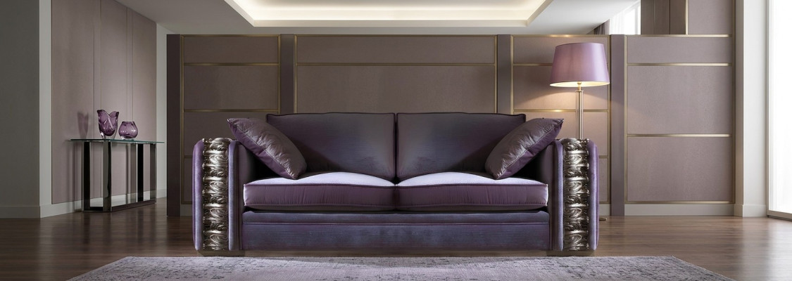 Sofa 3 zits Design Bankstellen Bekleding Banken Textiel Relax Klassieke Meubels Bank