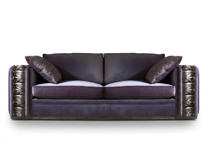 Sofa 3 zits Design Bankstellen Bekleding Banken Textiel Relax Klassieke Meubels Bank